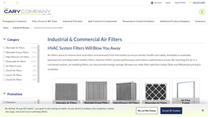 Industrial & Commercial Air Filters | All Sizes & Specs - usa commercial pleated air filters manufacturer