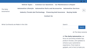 What Car Brands are Made in the USA?: Unveiling Icons - The Daily ... - car brands made in usa