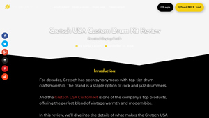 Gretsch USA Custom Drum Kit Review in 2025 - gretsch usa custom