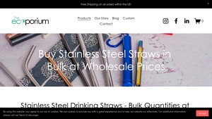 Bulk Stainless Steel Drinking Straws — The Ecoporium - stainless steel drinking straws made in usa
