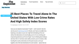 25 Best Places to Travel Alone in the United States in 2025 | The ... - solo travel usa