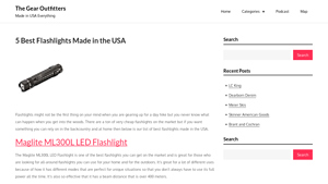 5 Best Flashlights Made in the USA - The Gear Outfitters - flashlight made in usa