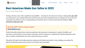 Best American Made Gun Safes in 2025 | [June Updated] - TheGunZone - safes made in usa