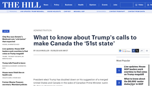 What to know about Trump's calls to make Canada the '51st state' - canada a part of usa