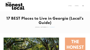 17 BEST Places to Live in Georgia (Local's Guide) - The Honest Local - parts of georgia usa