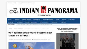 90-ft-tall Hanuman 'murti' becomes new landmark in Texas - tallest hanuman statue in usa