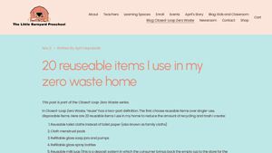 20 reuseable items I use in my zero waste home - example of reusable