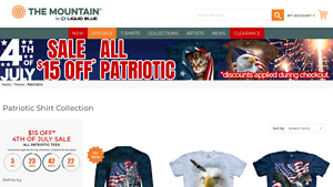 Patriotic Shirts, American Flag & USA Shirts | The Mountain - clothes with usa flag