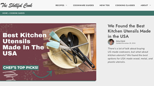 7 Best Kitchen Utensils Made in USA - Wood, Nylon & Metal - kitchen utensils made in usa