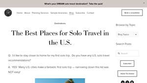 The Best Places for Solo Travel in the U.S. - cheap solo vacations usa