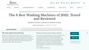 The 6 Best Washing Machines The Spruce Has Tested - washing machine usa