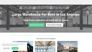 Large Warehouse For Rent in Los Angeles - Storefront - inexpesnive warehouses in western usa