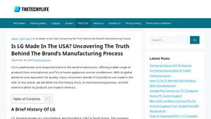 Is LG Made in the USA? Uncovering the Truth Behind the Brand's ... - washing machines made in usa