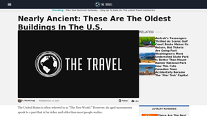 10 Of The Oldest Buildings In The U.S. (That Are Almost Ancient) - oldest building in the usa