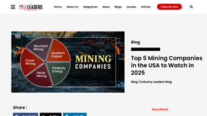 Top 5 Mining Companies in the USA to Watch in 2025 - largest mining companies in usa
