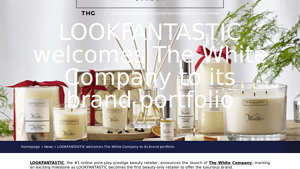 LOOKFANTASTIC welcomes The White Company to its brand portfolio - the white company usa