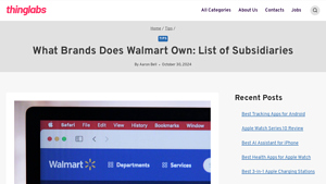 What Brands Does Walmart Own: List of Subsidiaries - walmart company in usa