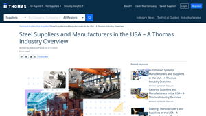 Steel Suppliers and Manufacturers in the USA - Thomasnet - steel companies in usa