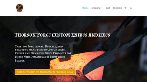 Thorson Forge Custom Knives and Axes - axe made in usa
