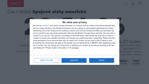 Čas v místě Spojené státy americké - Time.is - cas usa