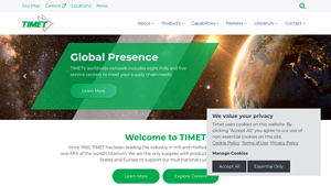 Timet | TIMET Home - steel manufacturers in usa