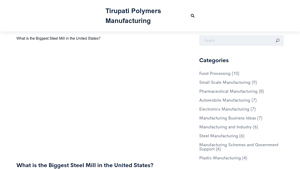 What is the Biggest Steel Mill in the United States? - biggest steel mill in usa