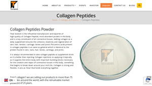 Collagen Peptide Manufacturer & Exporter - Titan Biotech Ltd. - collagen powder manufacturers usa