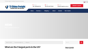What are the 5 largest ports in the US? - TJ China Freight - busiest port in usa