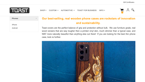 Real wooden phone cases and covers | Toast | USA - usa made phone cases