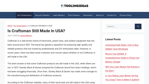 Is Craftsman Still Made In USA? - ToolingIdeas - craftsman made in usa