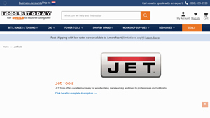 Jet Tools | Woodworking & Metalworking| ToolsToday - jet tools usa