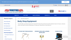 Body Shop Equipment - Tools USA - auto body usa