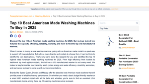 Top 10 Best American Made Washing Machines to Buy in 2025 - washing machines made in usa