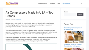 Air Compressors Made In USA - Top Brands - air compressor made in usa