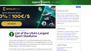Top End Sports - USA's Largest Sport Stadiums