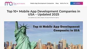 Top 10+ Mobile App Development Companies in USA | Updated in 2022 - mobile app development company in usa
