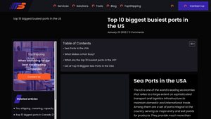 Top 10 biggest busiest ports in the US - busiest port in usa