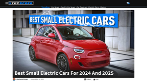 Best Small Electric Cars For 2024 And 2025 - Top Speed - small electric vehicles usa