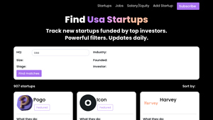 Top 907 Usa Startups — Newly Funded & Hiring - list of companies in usa