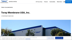 Toray Membrane USA, Inc. | Toray Group US | TORAY United States - toray membrane usa inc