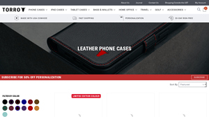 Phone Cases - Premium US Leather - TORRO USA - usa made phone cases