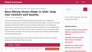 Best Hiking Shoes Made in USA: Step into Comfort and Quality - Totally ... - hiking shoes made in usa