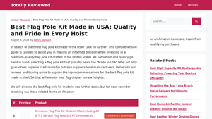 Best Flag Pole Kit Made in USA: Quality and Pride in Every Hoist - best flag pole kit made in usa