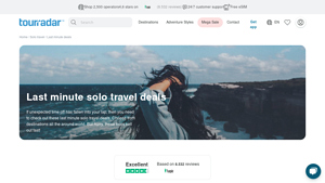 Last Minute Solo Travel Deals - Up to 75% Off - TourRadar - cheap solo vacations usa
