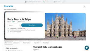 10 Best Italy Tours & Trips 2025/2026 - TourRadar - italy travel packages from usa