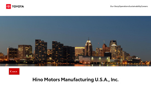 Toyota USA | Toyota Operations Map | Design, Engineering & Marketing - hino motors manufacturing usa inc