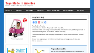 Toys Made in America - Extensive List of USA Made Toys and Toy Companies - toys made in usa