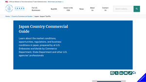 Japan - Import Tariffs - International Trade Administration - import tax from japan to usa