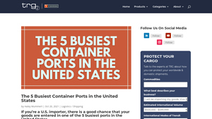 The 5 Busiest Container Ports In The United States | U.S. Imports - busiest port in usa