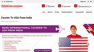 Cheapest Courier to USA from India - Translink Express - courier service from india to usa